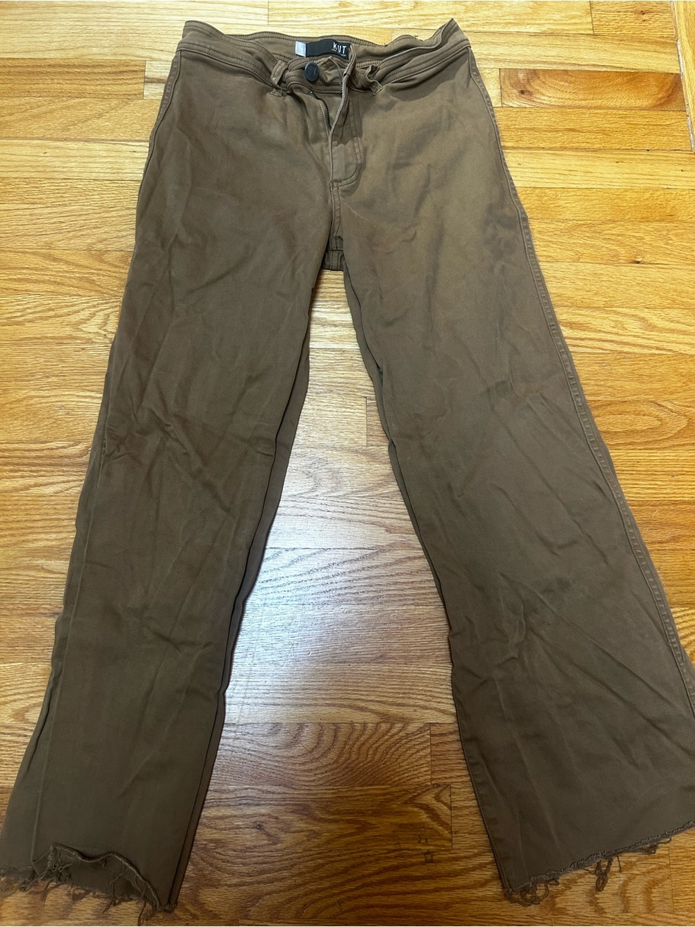 Kut from the Kloth Tan-Tone Wide-Leg Jeans. Never worn - Picture 2 of 4